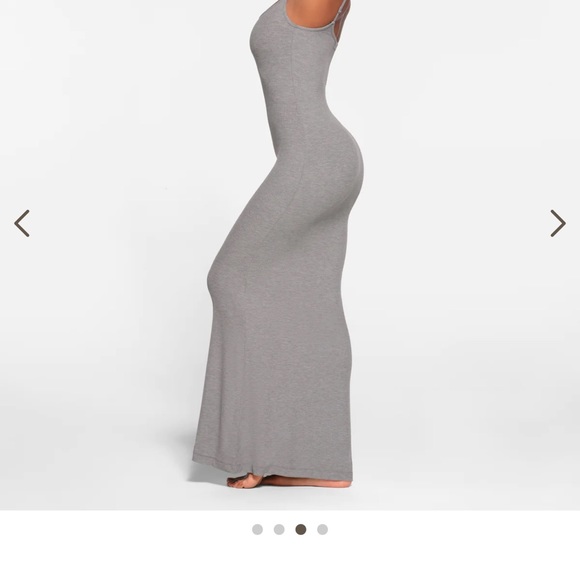 SKIMS 2X Soft Lounge Long Slip Dress - Picture 3 of 3